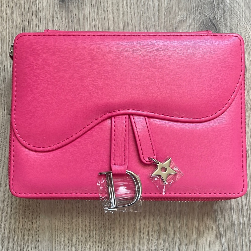 Dior pink make up case